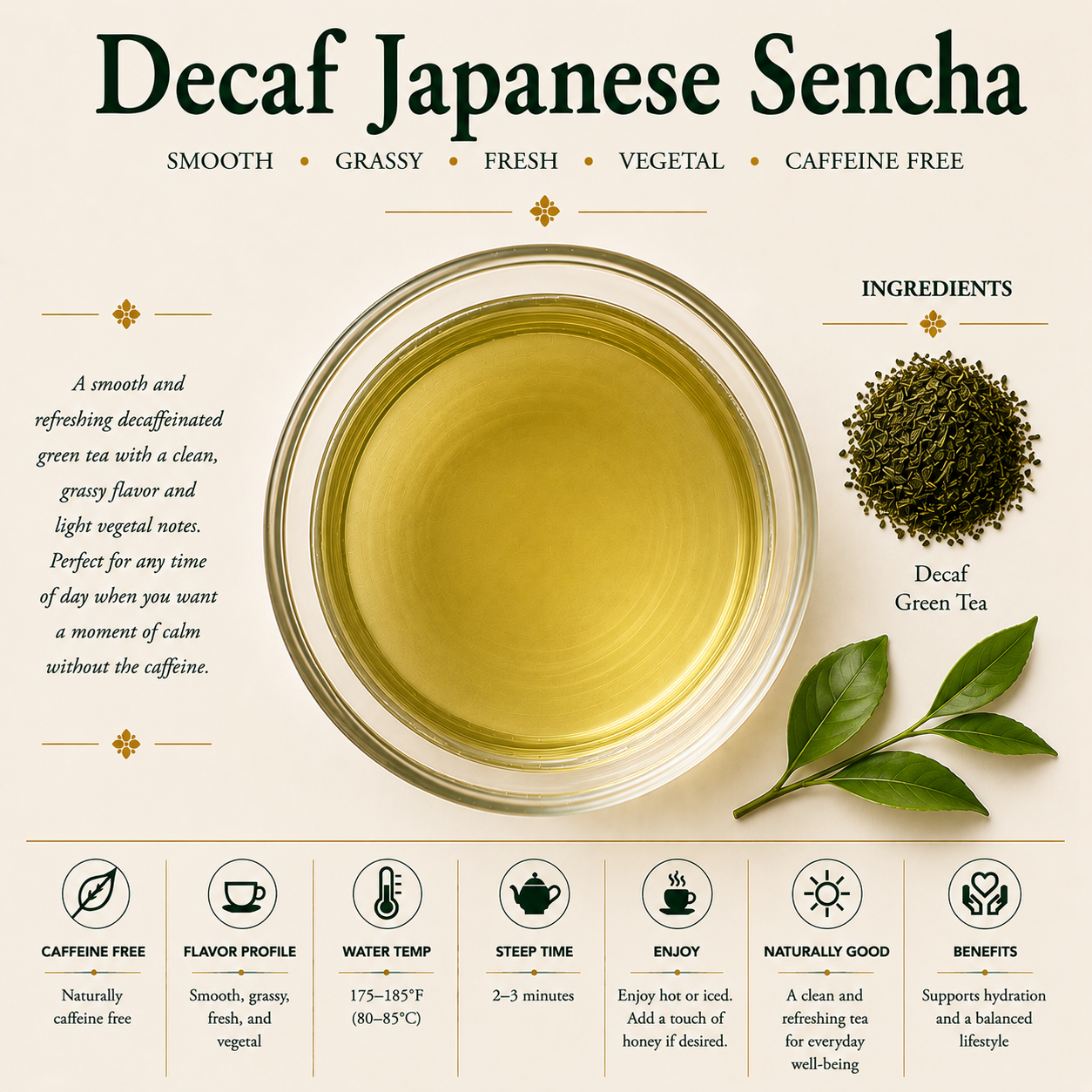 Decaf Japanese Sencha – Lemon Lily Organic Tea