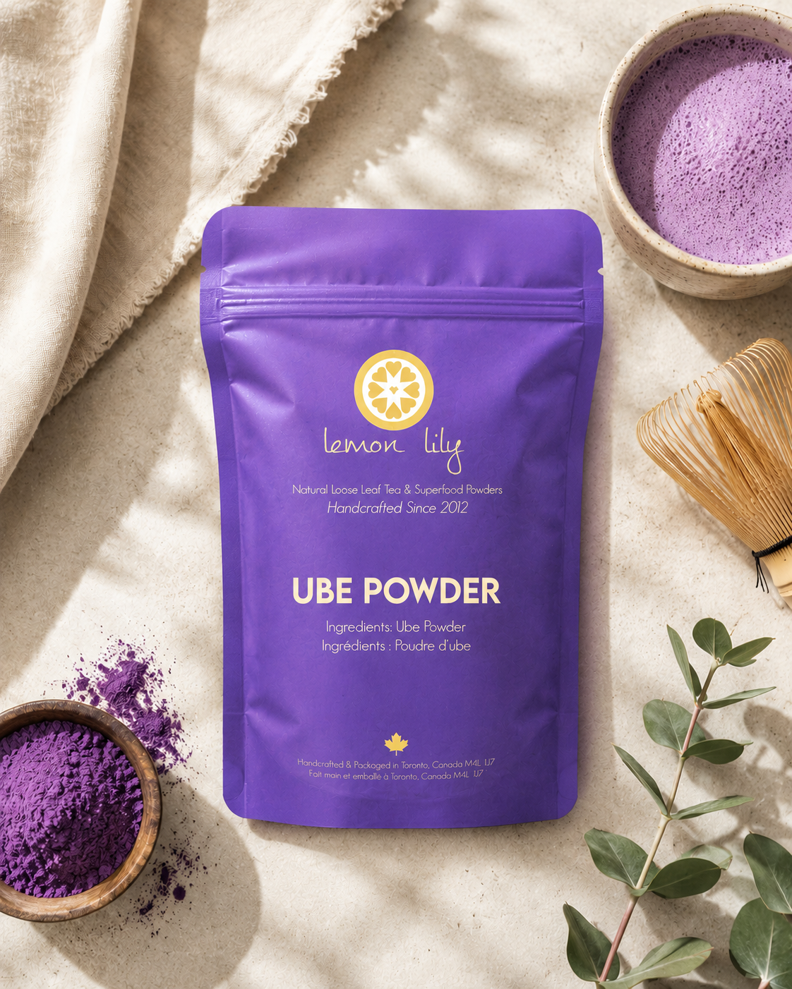 Ube Powder – Lemon Lily Organic Tea