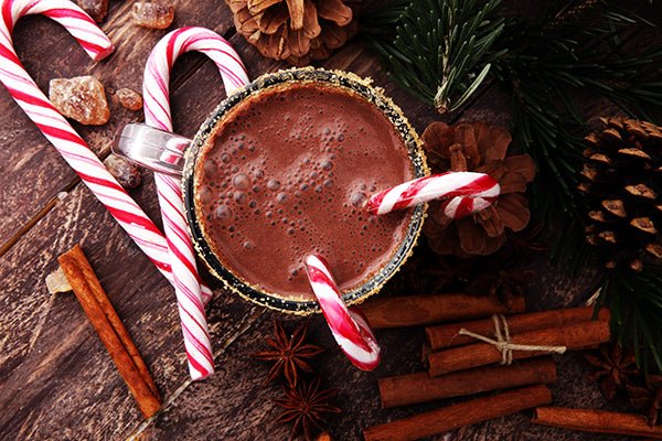 Candy Cane Hot Chocolate - Lemon Lily Organic Tea