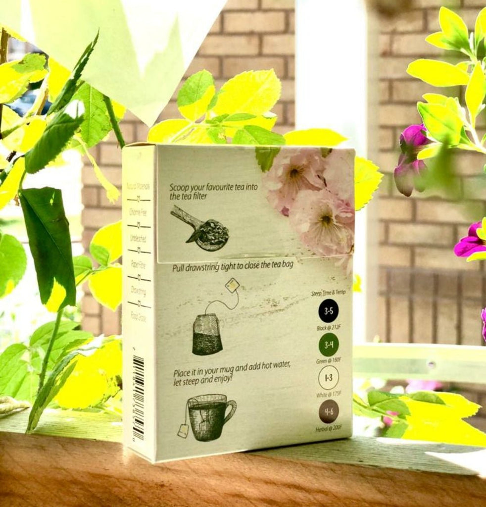 Drawstring Tea Filter 50pk - Lemon Lily Organic Tea